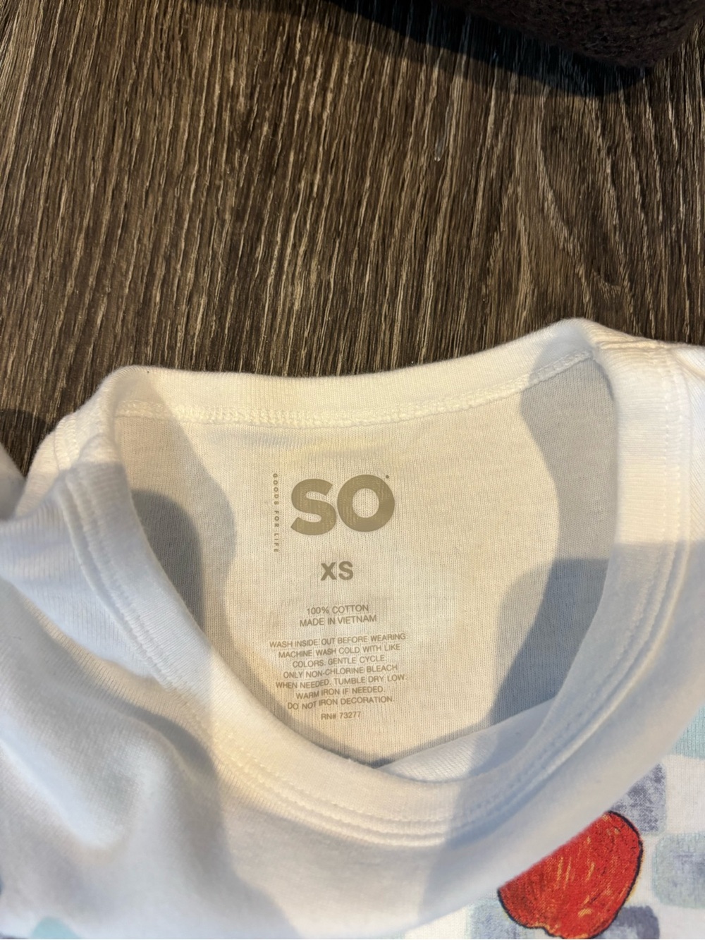 SO White Short-Sleeve Fruit Graphic Baby Tee - Picture 3 of 3